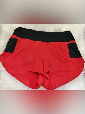 Rabbit Running Shorts Red Black Size Medium